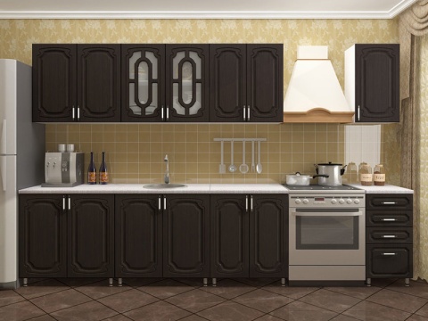 Кухонный Гарнитур Жаклин МДФ 2600 мм