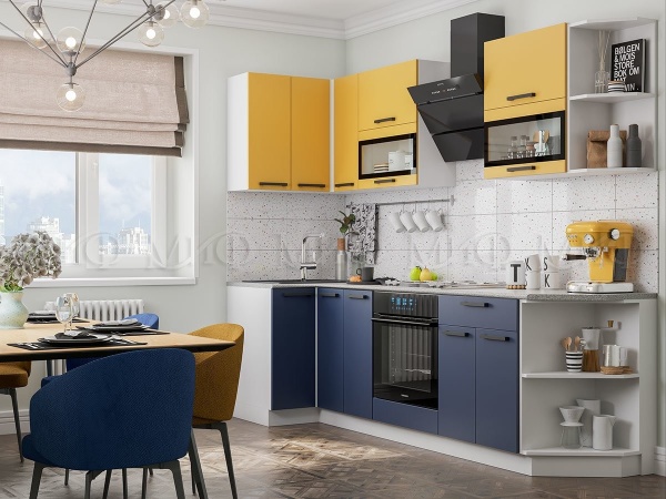 Кухонный Гарнитур Угловой Техас NEW 900 Х 2700 мм/Разные Цвета